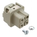 1-1103401-1 - INSERT FEMALE 3POS+1GND SCREW