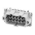 C146 10A010 400 1 - INSERT MALE 10POS+1GND SCREW
