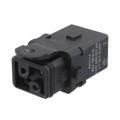 09100022700 - 1A 2+PE FEMALE SCREW INSERT WITH
