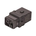09100022705 - 1A 2+PE FEMALE SCREW INSERT FOR
