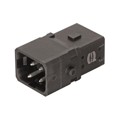 09100032605 - 1A 3+PE MALE SCREW INSERT FOR LO