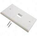 NK1FNWH - FACEPLATE SNGL GANG 1PORT WHITE