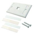 NK1FWHY - FACEPLATE SNGL GANG 1PORT WHITE