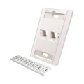 NFP-3028 - KEYSTONE WALL PLATE W/ ICON SLOT