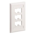 CFPL6EIY - FACEPLATE SNGL GANG 6PORT IVORY