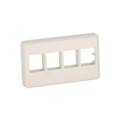 NK4MFIG - FACEPLATE 4PORT GRAY