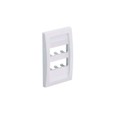 CFPE6IWY - FACEPLATE, 6 PORT, SINGLE GANG,