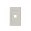 FPDS1-FW - SCREWLESS DECORA 1 PORT FACEPLAT