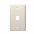 20-3011-LA - KEYSTONE MIDI PLATE 1 PORT, LITE