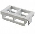 NKHF2MWH-X - MOD INSERT 1/3SIZE 2PORT WHITE