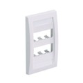 CFPE6IGY - FACEPLATE, 6 PORT, SINGLE GANG,