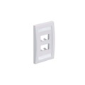 CFPE4BLY - FACEPLATE, 4 PORT, SINGLE GANG,