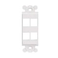 NK4RMFIG - FACEPLATE 4PORT GRAY