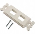 NK2RMFIW - MOD FRAME SNGL GANG 2PORT WHITE