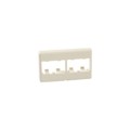 CFFP4IW - FURNITURE FACEPLATE, 4 PORT, OFF