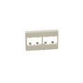 CFFP4IG - FURNITURE FACEPLATE, 4 PORT, INT