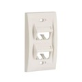UICFPSE4IW - FACEPLATE, 4 PORT, EXECUTIVE, SL