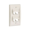 UICFPSE4WH - FACEPLATE, 4 PORT, EXECUTIVE, SL