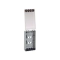 CFPWR4EI - FACEPLATE SNGL GANG 4PORT IVORY