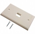 NK1FNIW - FACEPLATE SNGL GANG 1PORT WHITE
