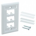 CFPL6WHY - FACEPLATE SNGL GANG 6PORT WHITE