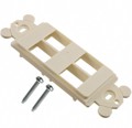 NK4RMFIW - MOD FRAME SNGL GANG 4PORT WHITE