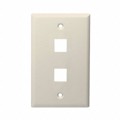 20-3012-LA - KEYSTONE MIDI PLATE 2 PORT, LITE