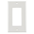 FPR-W - FACEPLATE SNGL GANG 1PORT WHITE