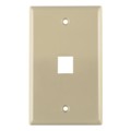 FPSINGLE-I - FACEPLATE SNGL GANG 1PORT IVORY