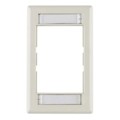 FPM-FW - FACEPLATE SNGL GANG 1PORT WHITE