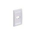 CFPE2IGY - FACEPLATE, 2 PORT, SINGLE GANG,