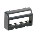 UICFFP4BL - FACEPLATE, 4 PORT, FURNITURE, UL