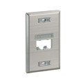 UICFP2S - FACEPLATE, 2 PORT, CLASSIC, ULTI