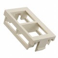 NKHF2MIW-X - MOD INSERT 1/3SIZE 2PORT WHITE