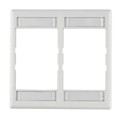 FPMDG-W - FACEPLATE DOUBLE GANG WHITE