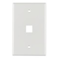 FPMSINGLE-W - FACEPLATE SNGL GANG 1PORT WHITE