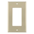 FPR-I - FACEPLATE SNGL GANG 1PORT IVORY