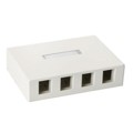 SMBQUAD-FW - MOD BOX SMD 4PORT WHITE