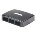 CBXQ6BL-A - MOD BOX SMD 6PORT BLACK