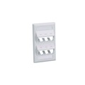 CFPSL6IWY - FACEPLATE, 6 PORT, CLASSIC, SLOP