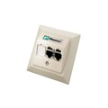 CS2P6TGAWY - FACEPLATE 6PORT ARCTIC WHITE