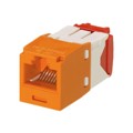 CJ5E88TGOR-24 - MINI-COM MODULE, CAT 5E, UTP, 8