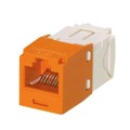 CJ688TGOR - MINI-COM MODULE, CAT 6, UTP, 8 P