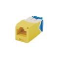 CJ6X88TGYL-24 - MINI-COM MODULE, CAT 6A, UTP, 8