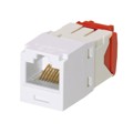 CJ5E88TGWH-24 - MINI-COM MODULE, CAT 5E, UTP, 8
