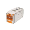 CJSK688TGOR - MINI-COM KEYED MODULE, CAT 6, SH