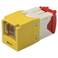 CJH5E88TGYL - CAT 5E SPRING SHUTTERED JACK, TG