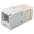 CJH688TGWH - CAT6 SPRING SHUTTERED JACK, TG S