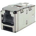 CJSH688TGY - CAT6 SPRING SHUTTERED JACK, SHIE