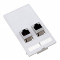 1657766 - INSERT RJ45 JACK DUAL COUPLER